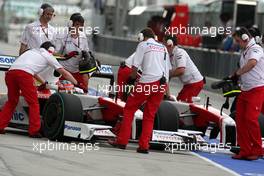 03.04.2009 Kuala Lumpur, Malaysia,  Timo Glock (GER), Toyota F1 Team - Formula 1 World Championship, Rd 2, Malaysian Grand Prix, Friday Practice