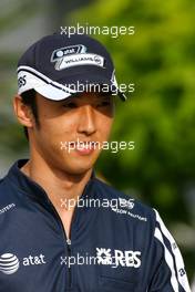 03.04.2009 Kuala Lumpur, Malaysia,  Kazuki Nakajima (JPN), Williams F1 Team  - Formula 1 World Championship, Rd 2, Malaysian Grand Prix, Friday