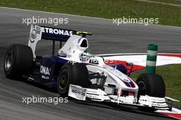 03.04.2009 Kuala Lumpur, Malaysia,  Nick Heidfeld (GER), BMW Sauber F1 Team, F1.09 - Formula 1 World Championship, Rd 2, Malaysian Grand Prix, Friday Practice