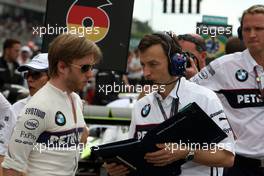 05.04.2009 Kuala Lumpur, Malaysia,  Nick Heidfeld (GER), BMW Sauber F1 Team - Formula 1 World Championship, Rd 2, Malaysian Grand Prix, Sunday Pre-Race Grid