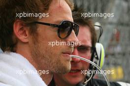 05.04.2009 Kuala Lumpur, Malaysia,  Jenson Button (GBR), Brawn GP - Formula 1 World Championship, Rd 2, Malaysian Grand Prix, Sunday Pre-Race Grid