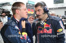 05.04.2009 Kuala Lumpur, Malaysia,  Sebastian Vettel (GER), Red Bull Racing - Formula 1 World Championship, Rd 2, Malaysian Grand Prix, Sunday Pre-Race Grid