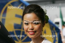 05.04.2009 Kuala Lumpur, Malaysia,  Grid girl - Formula 1 World Championship, Rd 2, Malaysian Grand Prix, Sunday Grid Girl