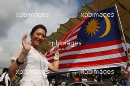 05.04.2009 Kuala Lumpur, Malaysia,  Grid girl - Formula 1 World Championship, Rd 2, Malaysian Grand Prix, Sunday Grid Girl