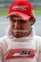 05.04.2009 Kuala Lumpur, Malaysia,  Felipe Massa (BRA), Scuderia Ferrari - Formula 1 World Championship, Rd 2, Malaysian Grand Prix, Sunday Pre-Race Grid