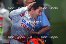 05.04.2009 Kuala Lumpur, Malaysia,  Timo Glock (GER), Toyota F1 Team, TF109 - Formula 1 World Championship, Rd 2, Malaysian Grand Prix, Sunday Podium