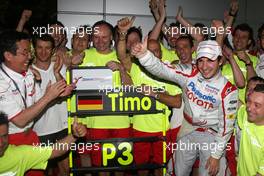 05.04.2009 Kuala Lumpur, Malaysia,  Tadashi Yamashina (JPN), Chairman and Team Principal, Jarno Trulli (ITA), Toyota Racing, Timo Glock (GER), Toyota F1 Team - Formula 1 World Championship, Rd 2, Malaysian Grand Prix, Sunday Podium