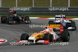 05.04.2009 Kuala Lumpur, Malaysia,  Nelson Piquet Jr (BRA), Renault F1 Team  - Formula 1 World Championship, Rd 2, Malaysian Grand Prix, Sunday Race