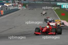 05.04.2009 Kuala Lumpur, Malaysia,  Felipe Massa (BRA), Scuderia Ferrari  - Formula 1 World Championship, Rd 2, Malaysian Grand Prix, Sunday Race