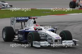 05.04.2009 Kuala Lumpur, Malaysia,  Robert Kubica (POL), BMW Sauber F1 Team, F1.09 - Formula 1 World Championship, Rd 2, Malaysian Grand Prix, Sunday Race