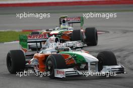 05.04.2009 Kuala Lumpur, Malaysia,  Adrian Sutil (GER), Force India F1 Team, VJM-02, VJM02, VJM 02- Formula 1 World Championship, Rd 2, Malaysian Grand Prix, Sunday Race