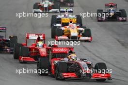 05.04.2009 Kuala Lumpur, Malaysia,  Lewis Hamilton (GBR), McLaren Mercedes, MP4-24 - Formula 1 World Championship, Rd 2, Malaysian Grand Prix, Sunday Race