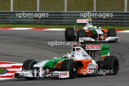 05.04.2009 Kuala Lumpur, Malaysia,  Adrian Sutil (GER), Force India F1 Team  - Formula 1 World Championship, Rd 2, Malaysian Grand Prix, Sunday Race