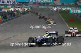 05.04.2009 Kuala Lumpur, Malaysia,  Nico Rosberg (GER), Williams F1 Team, FW31 - Formula 1 World Championship, Rd 2, Malaysian Grand Prix, Sunday Race