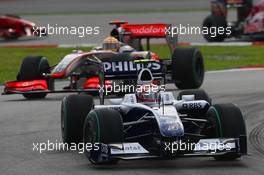 05.04.2009 Kuala Lumpur, Malaysia,  Kazuki Nakajima (JPN), Williams F1 Team, FW31 - Formula 1 World Championship, Rd 2, Malaysian Grand Prix, Sunday Race