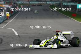 05.04.2009 Kuala Lumpur, Malaysia,  Jenson Button (GBR), Brawn GP  - Formula 1 World Championship, Rd 2, Malaysian Grand Prix, Sunday Race