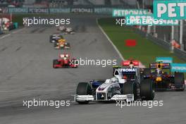 05.04.2009 Kuala Lumpur, Malaysia,  Nick Heidfeld (GER), BMW Sauber F1 Team  - Formula 1 World Championship, Rd 2, Malaysian Grand Prix, Sunday Race