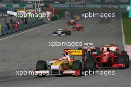 05.04.2009 Kuala Lumpur, Malaysia,  Nelson Piquet Jr (BRA), Renault F1 Team - Formula 1 World Championship, Rd 2, Malaysian Grand Prix, Sunday Race