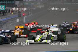 05.04.2009 Kuala Lumpur, Malaysia,  Jenson Button (GBR), Brawn GP, BGP001, BGP 001 - Formula 1 World Championship, Rd 2, Malaysian Grand Prix, Sunday Race