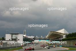 05.04.2009 Kuala Lumpur, Malaysia,  Formation lap, Kimi Raikkonen (FIN), Räikkönen, Scuderia Ferrari  - Formula 1 World Championship, Rd 2, Malaysian Grand Prix, Sunday Race