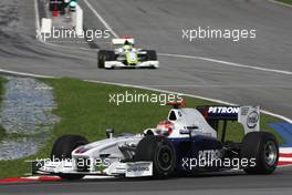 04.04.2009 Kuala Lumpur, Malaysia,  Robert Kubica (POL), BMW Sauber F1 Team  - Formula 1 World Championship, Rd 2, Malaysian Grand Prix, Saturday Qualifying