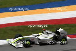 04.04.2009 Kuala Lumpur, Malaysia,  Jenson Button (GBR), Brawn GP, BGP001, BGP 001- Formula 1 World Championship, Rd 2, Malaysian Grand Prix, Saturday Qualifying