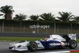 04.04.2009 Kuala Lumpur, Malaysia,  Robert Kubica (POL), BMW Sauber F1 Team  - Formula 1 World Championship, Rd 2, Malaysian Grand Prix, Saturday Qualifying