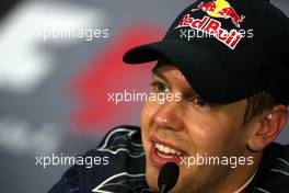 04.04.2009 Kuala Lumpur, Malaysia,  Sebastian Vettel (GER), Red Bull Racing - Formula 1 World Championship, Rd 2, Malaysian Grand Prix, Saturday Press Conference