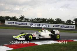 04.04.2009 Kuala Lumpur, Malaysia,  Jenson Button (GBR), Brawn GP  - Formula 1 World Championship, Rd 2, Malaysian Grand Prix, Saturday Qualifying