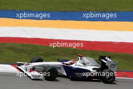 04.04.2009 Kuala Lumpur, Malaysia,  Robert Kubica (POL), BMW Sauber F1 Team, F1.09 - Formula 1 World Championship, Rd 2, Malaysian Grand Prix, Saturday Qualifying