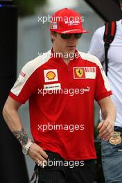 04.04.2009 Kuala Lumpur, Malaysia,  Kimi Raikkonen (FIN), Räikkönen, Scuderia Ferrari - Formula 1 World Championship, Rd 2, Malaysian Grand Prix, Saturday