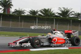 04.04.2009 Kuala Lumpur, Malaysia,  Lewis Hamilton (GBR), McLaren Mercedes  - Formula 1 World Championship, Rd 2, Malaysian Grand Prix, Saturday Qualifying