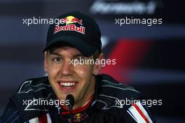 04.04.2009 Kuala Lumpur, Malaysia,  Sebastian Vettel (GER), Red Bull Racing - Formula 1 World Championship, Rd 2, Malaysian Grand Prix, Saturday Press Conference