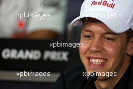 02.04.2009 Kuala Lumpur, Malaysia,  Sebastian Vettel (GER), Red Bull Racing - Formula 1 World Championship, Rd 2, Malaysian Grand Prix, Thursday Press Conference