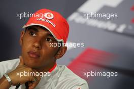 02.04.2009 Kuala Lumpur, Malaysia,  Lewis Hamilton (GBR), McLaren Mercedes - Formula 1 World Championship, Rd 2, Malaysian Grand Prix, Thursday Press Conference