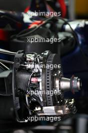 02.04.2009 Kuala Lumpur, Malaysia,  Red Bull Racing brale system detail - Formula 1 World Championship, Rd 2, Malaysian Grand Prix, Thursday