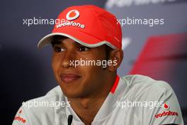 02.04.2009 Kuala Lumpur, Malaysia,  Lewis Hamilton (GBR), McLaren Mercedes - Formula 1 World Championship, Rd 2, Malaysian Grand Prix, Thursday Press Conference