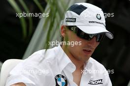 02.04.2009 Kuala Lumpur, Malaysia,  Robert Kubica (POL),  BMW Sauber F1 Team - Formula 1 World Championship, Rd 2, Malaysian Grand Prix, Thursday