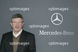 23.12.2009 Brackley, England,  Ross Brawn (GBR)  - Mercedes announce Michael Schumacher will be their team driver for the 2010 F1 Season with the Mercedes GP Petronas Team