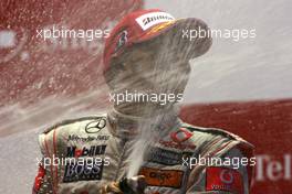 Lewis Hamilton (GBR), McLaren Mercedes  - Formula 1 World Championship, Rd 14, Singapore Grand Prix, Sunday Podium