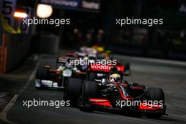 27.09.2009 Singapore, Singapore,  Lewis Hamilton (GBR), McLaren Mercedes  - Formula 1 World Championship, Rd 14, Singapore Grand Prix, Sunday Race