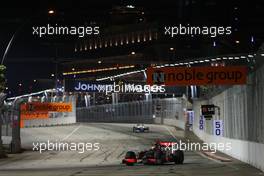 27.09.2009 Singapore, Singapore,  Lewis Hamilton (GBR), McLaren Mercedes  - Formula 1 World Championship, Rd 14, Singapore Grand Prix, Sunday Race