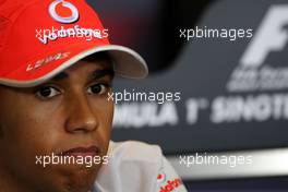 24.09.2009 Singapore, Singapore,  Lewis Hamilton (GBR), McLaren Mercedes - Formula 1 World Championship, Rd 14, Singapore Grand Prix, Thursday Press Conference