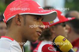 24.09.2009 Singapore, Singapore,  Lewis Hamilton (GBR), McLaren Mercedes  - Formula 1 World Championship, Rd 14, Singapore Grand Prix, Thursday