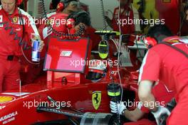 05.06.2009 Istanbul, Turkey,  Kimi Raikkonen (FIN), Räikkönen, Scuderia Ferrari in the garage - Formula 1 World Championship, Rd 7, Turkish Grand Prix, Friday Practice