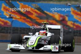05.06.2009 Istanbul, Turkey,  Rubens Barrichello (BRA), Brawn GP, BGP001, BGp 001- Formula 1 World Championship, Rd 7, Turkish Grand Prix, Friday Practice