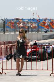 07.06.2009 Istanbul, Turkey,  a girl - Formula 1 World Championship, Rd 7, Turkish Grand Prix, Sunday Grid Girl
