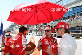 07.06.2009 Istanbul, Turkey,  Kimi Raikkonen (FIN), Räikkönen, Scuderia Ferrari - Formula 1 World Championship, Rd 7, Turkish Grand Prix, Sunday Pre-Race Grid