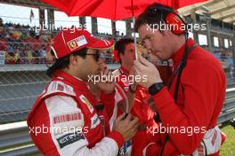 07.06.2009 Istanbul, Turkey,  Felipe Massa (BRA), Scuderia Ferrari  - Formula 1 World Championship, Rd 7, Turkish Grand Prix, Sunday Pre-Race Grid