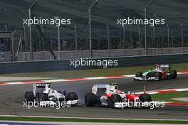 07.06.2009 Istanbul, Turkey,  Timo Glock (GER), Toyota F1 Team and Nick Heidfeld (GER), BMW Sauber F1 Team  - Formula 1 World Championship, Rd 7, Turkish Grand Prix, Sunday Race